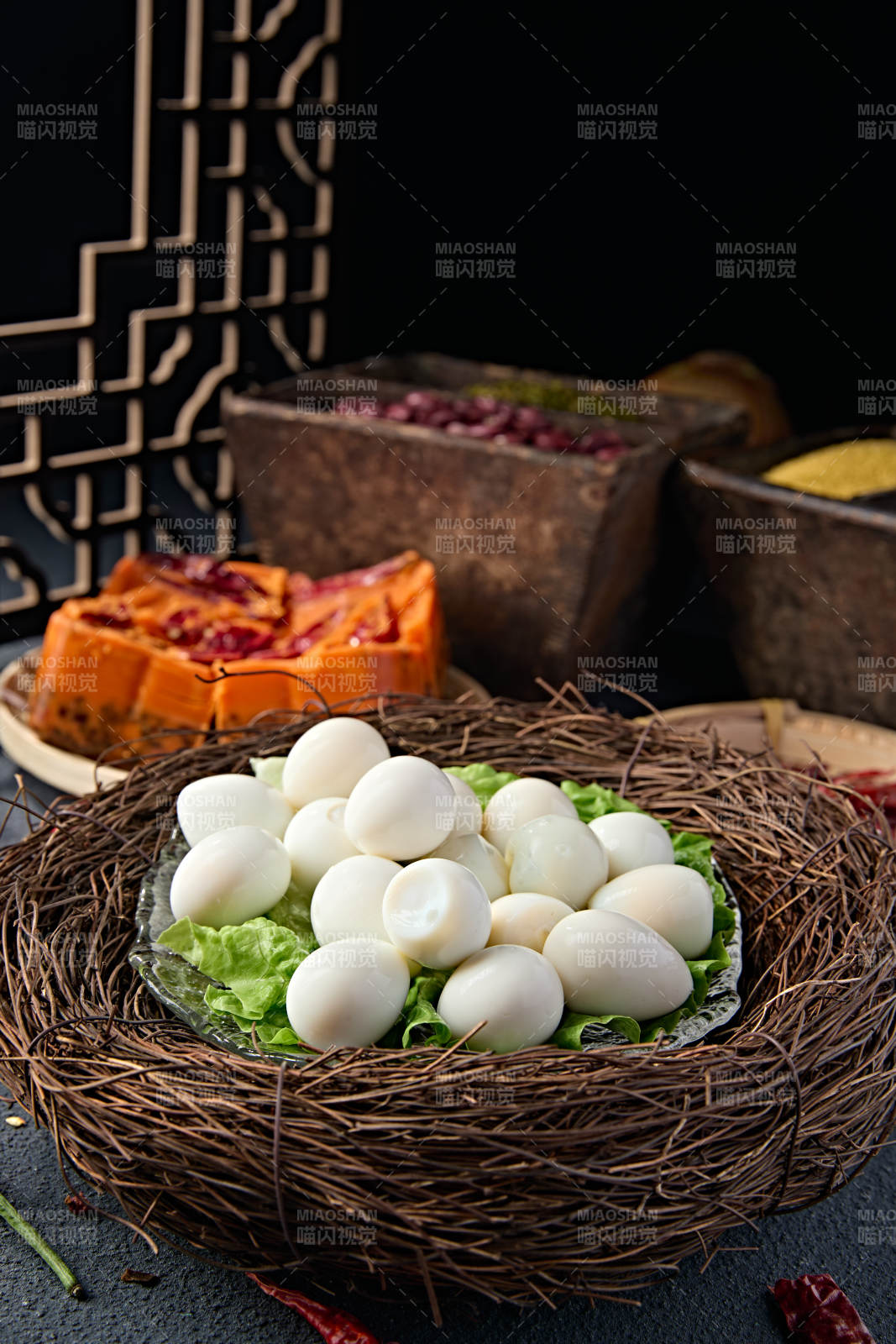 美味火锅食材鹌鹑蛋图片