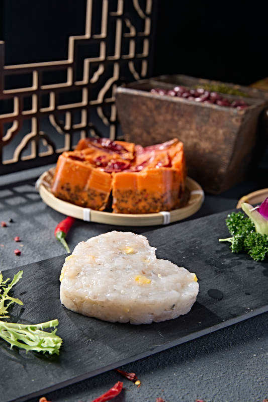 重庆火锅食材鲜虾虾滑图片