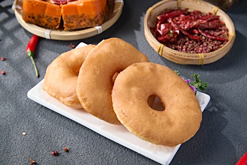 美味主食香炸小油饼图片