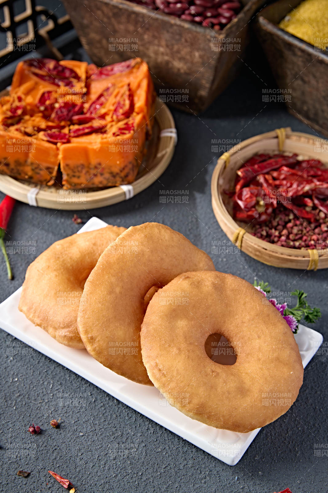 美味主食香炸小油饼图片