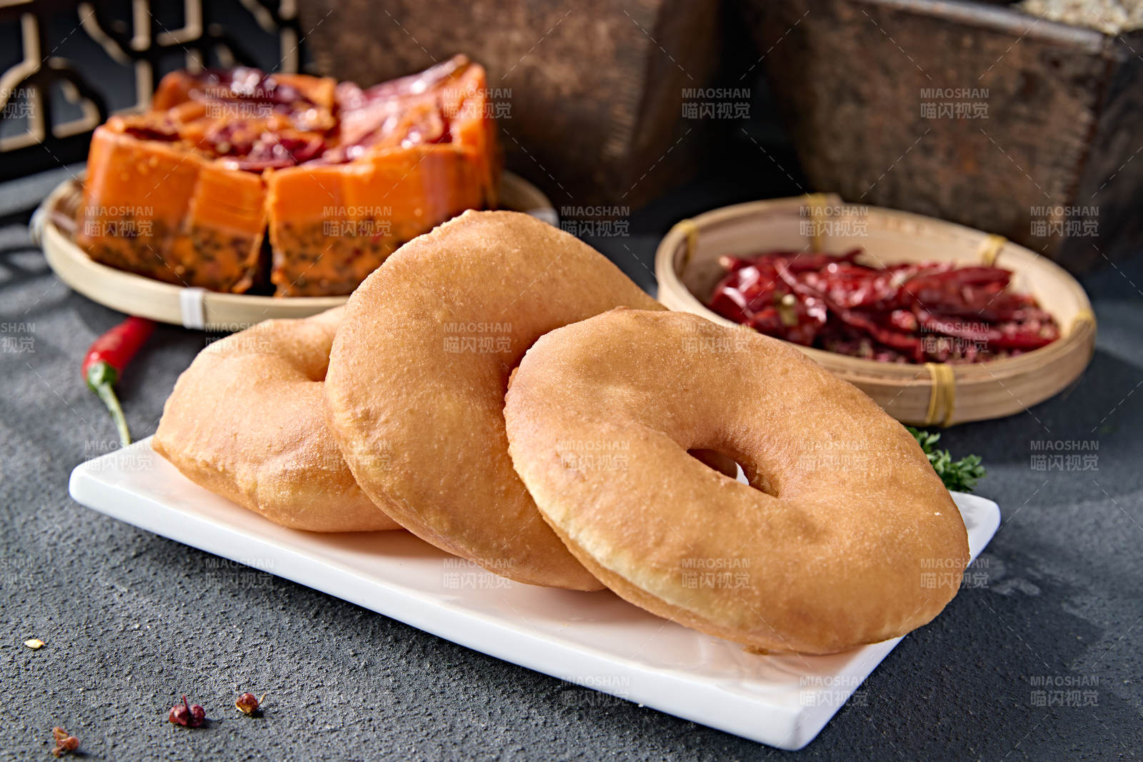 美味主食香炸小油饼图片