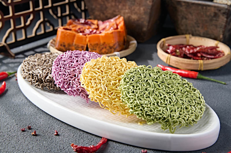 高档火锅料理食材蔬菜面饼图片