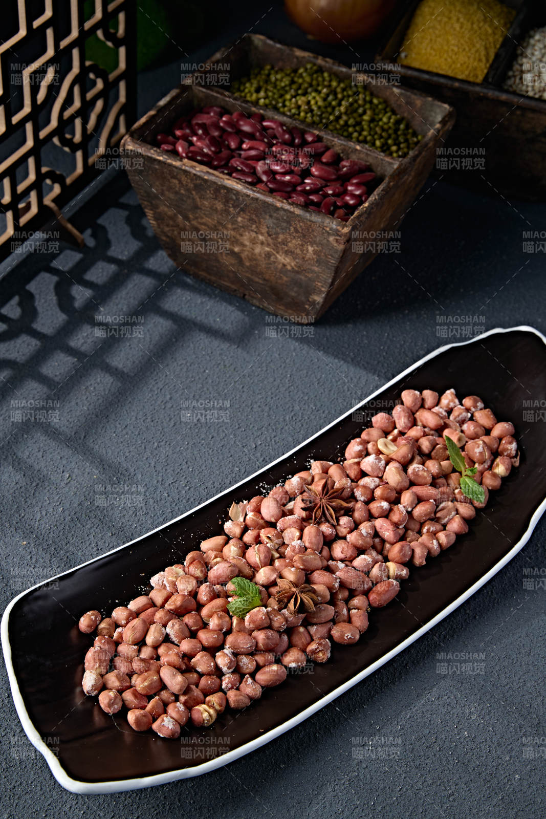 下酒小吃盐焗花生米图片