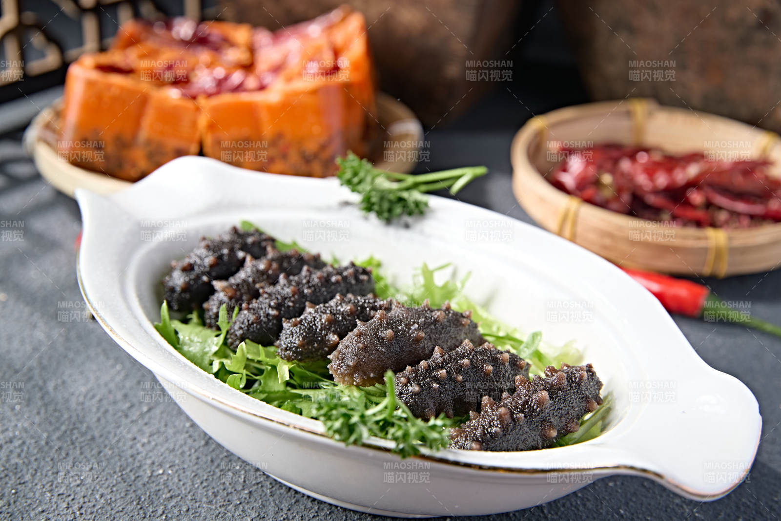 火锅食材泡发迷你梅花参图片