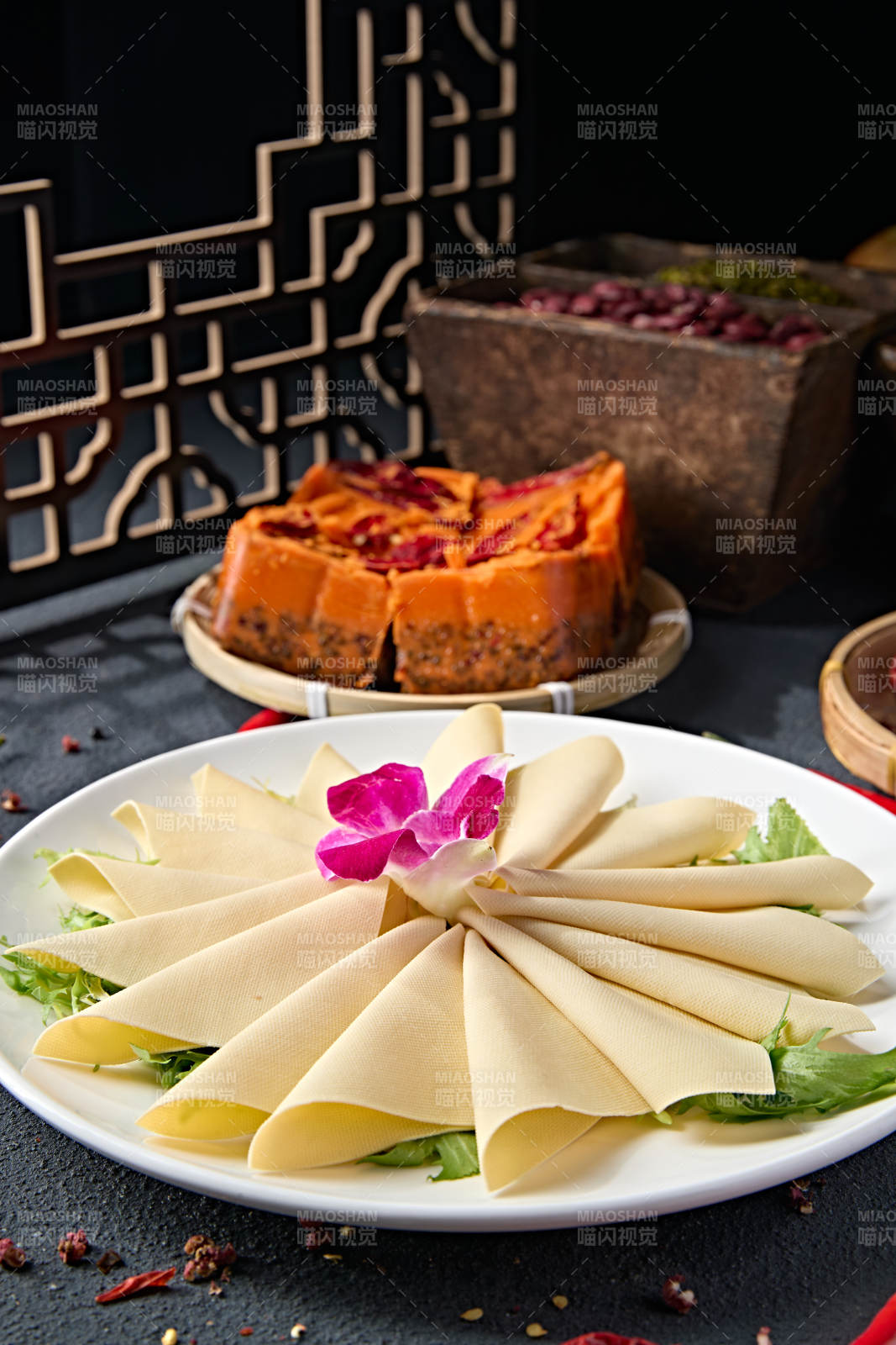 火锅涮品干豆腐皮图片