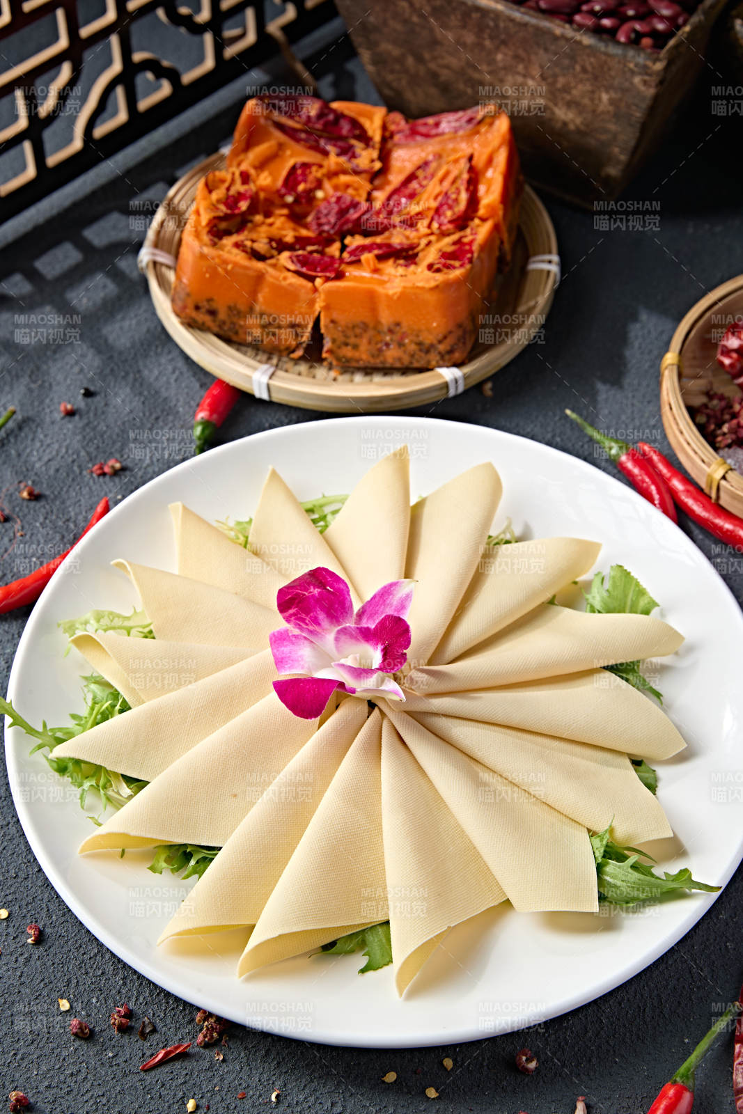 火锅涮品干豆腐皮图片