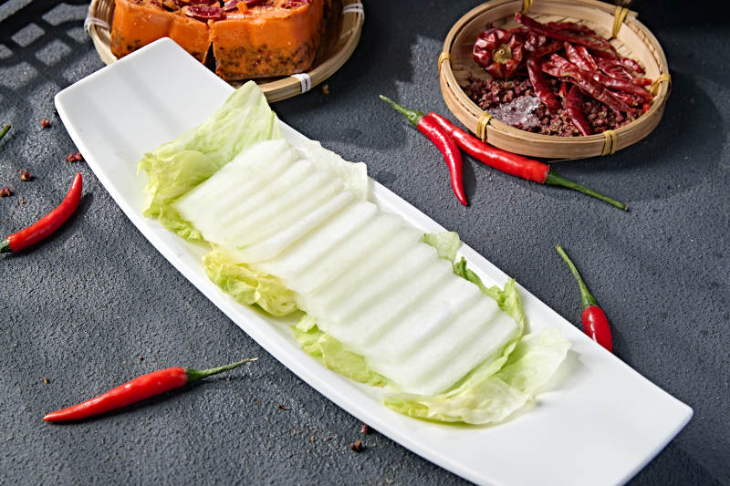 火锅食材鲜切冬瓜片图片