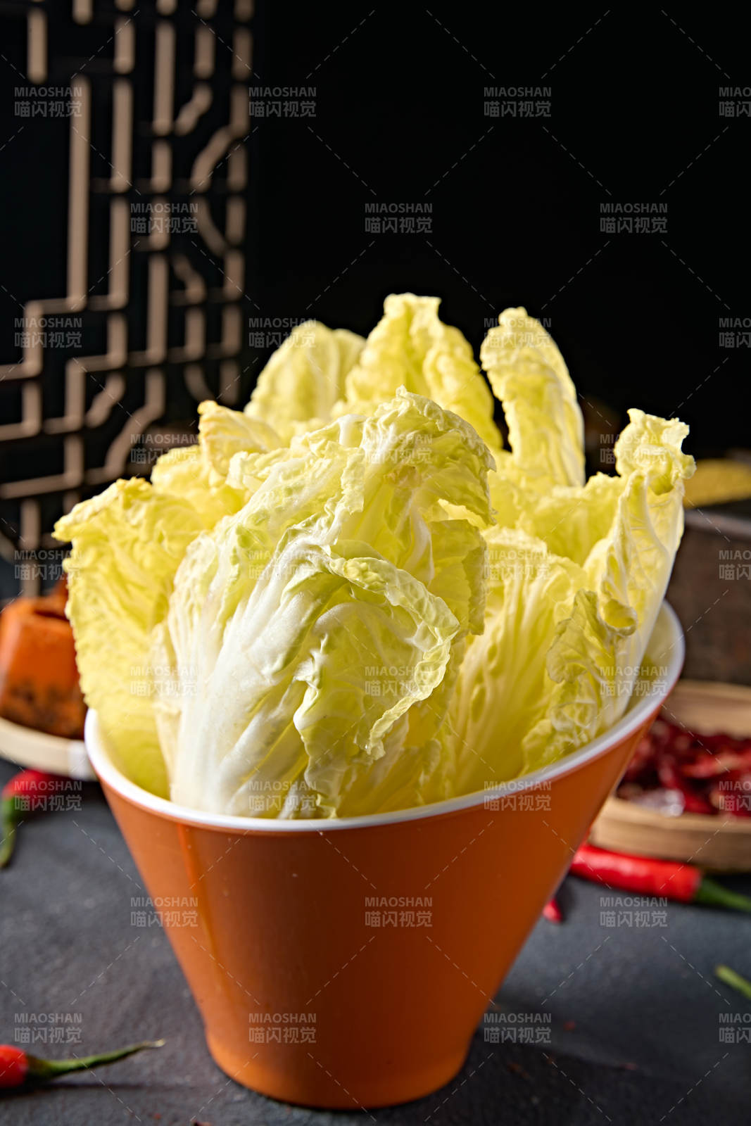 新鲜火锅食材娃娃菜图片