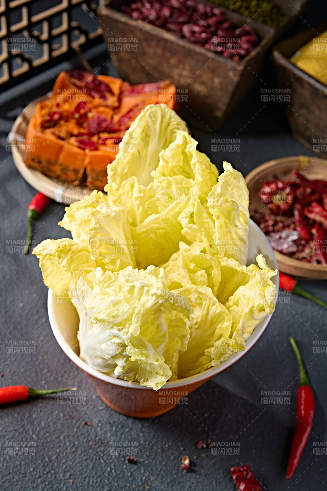 新鲜火锅食材娃娃菜图片