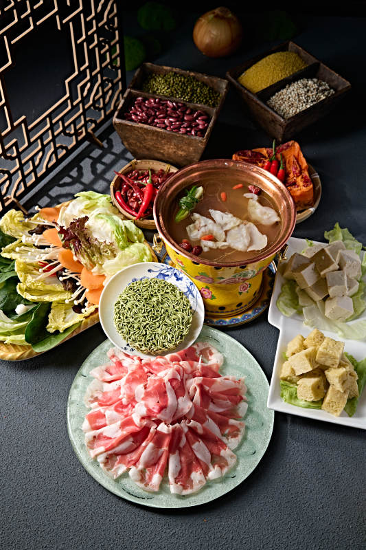 美味小火锅套餐美食组合图片