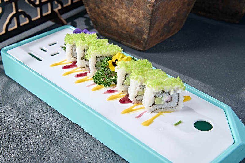 鲜果什锦太卷紫菜包饭图片