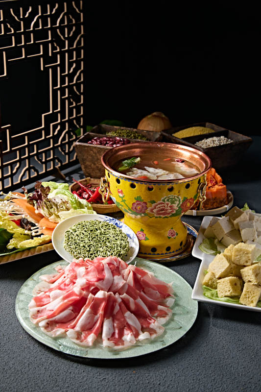 美味小火锅套餐美食组合图片