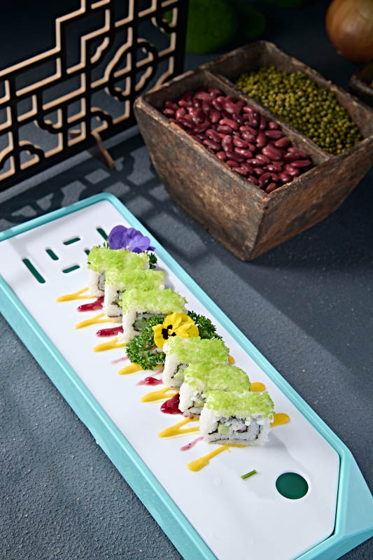 鲜果什锦太卷紫菜包饭图片