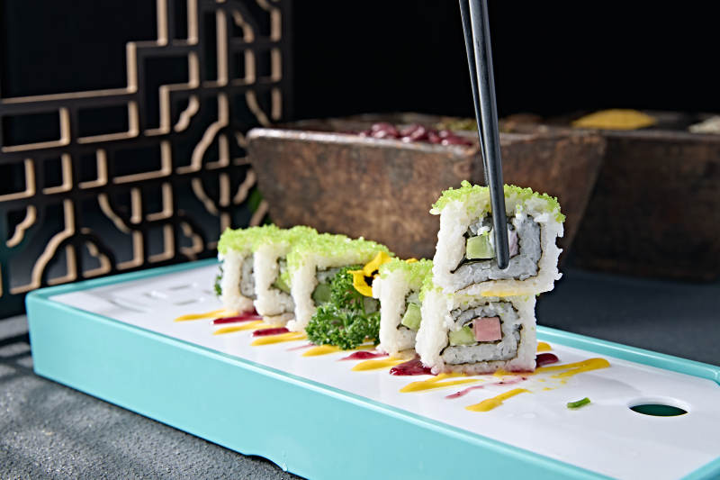 鲜果什锦太卷紫菜包饭图片