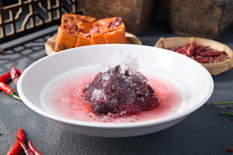 糖水冰镇燕窝杨梅图片