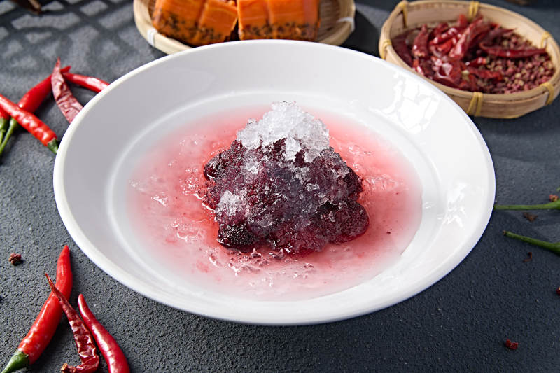 糖水冰镇燕窝杨梅图片