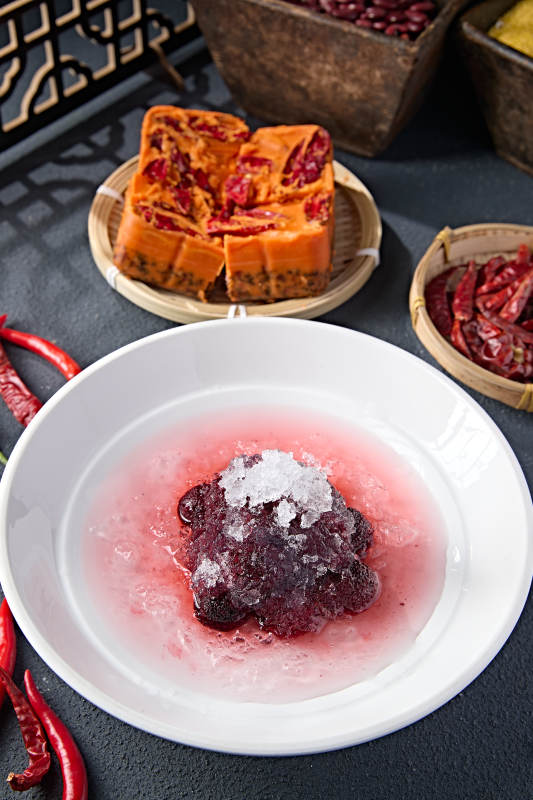 糖水冰镇燕窝杨梅图片