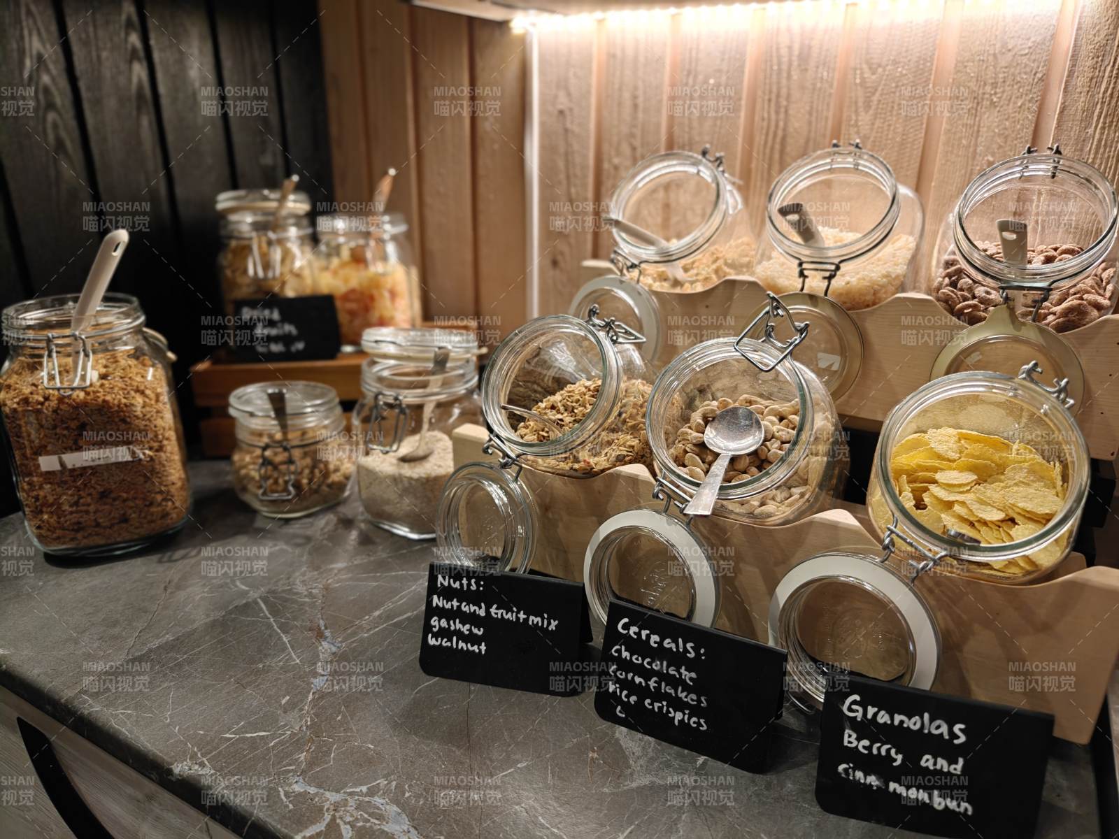 谷物早餐自助区图片