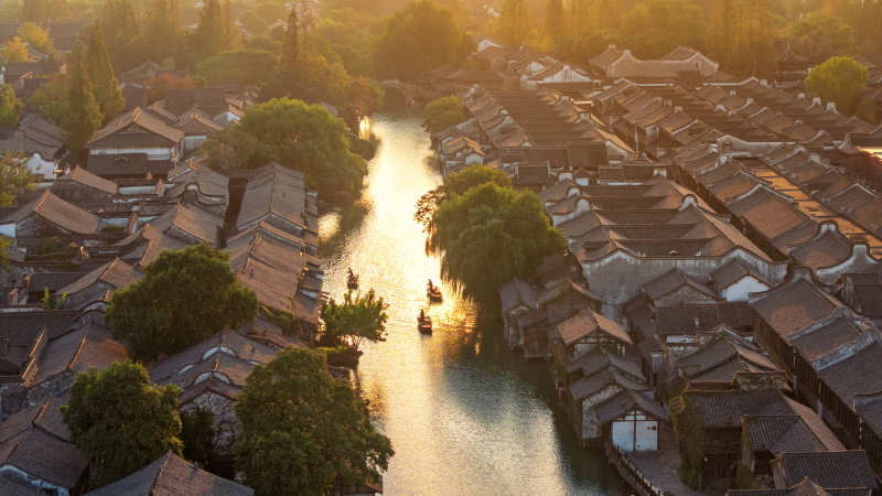 水乡晨曦 古韵悠长图片