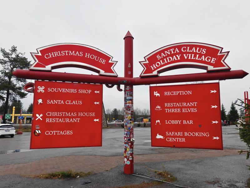 圣诞村导览图图片