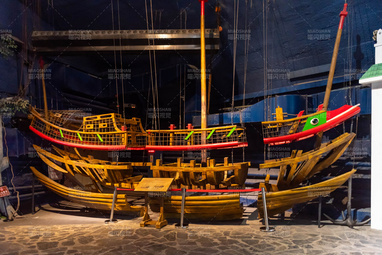 马尾船政古船模型展览图片