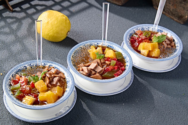 百香果果脯果粒川渝冰粉图片