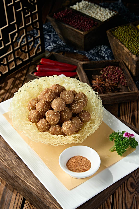 养生宫廷炸脆骨丸子图片