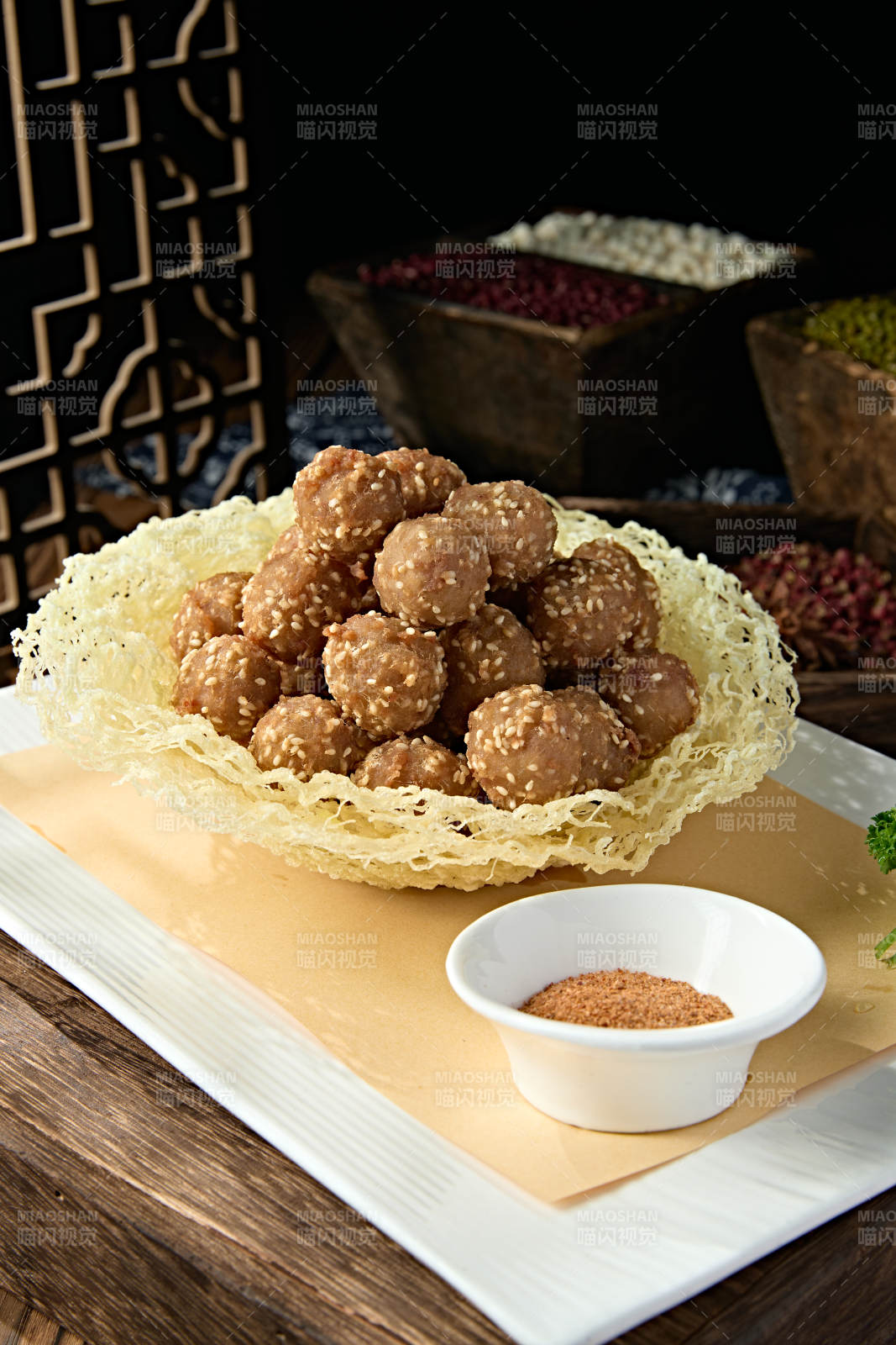 养生宫廷炸脆骨丸子图片