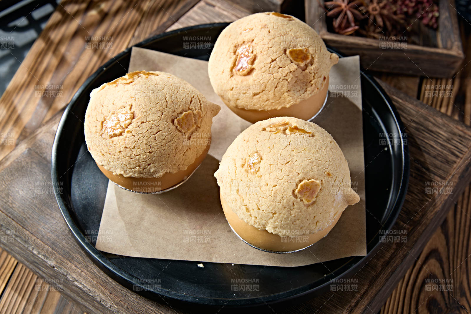 港式茶餐香烤菠萝包图片