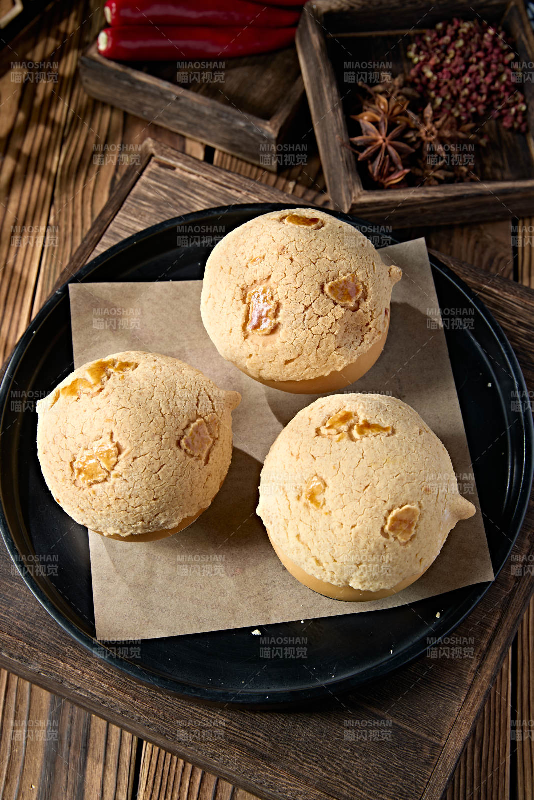 港式茶餐香烤菠萝包图片