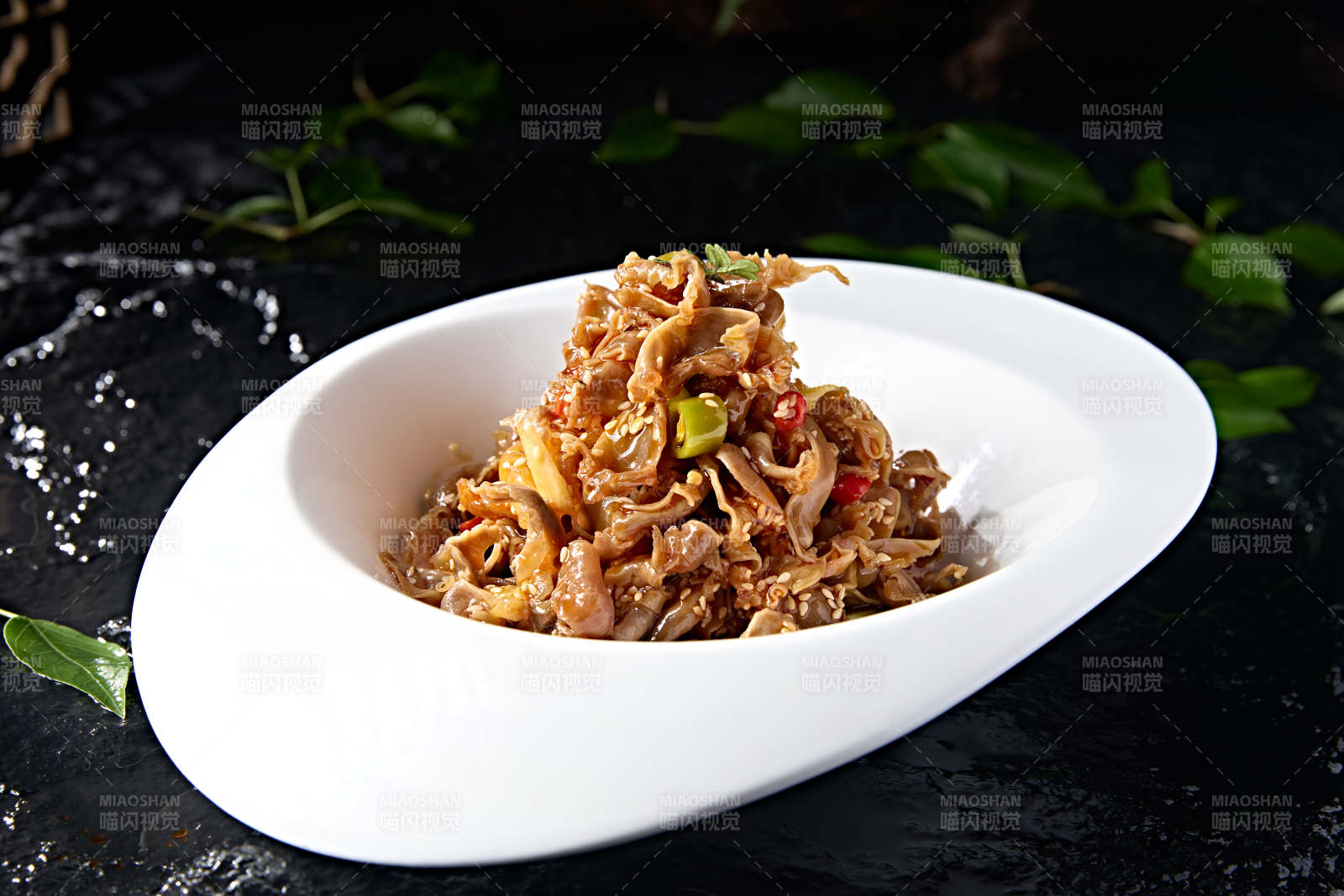 川湘味凉菜鲜椒甜辣鸭肠图片