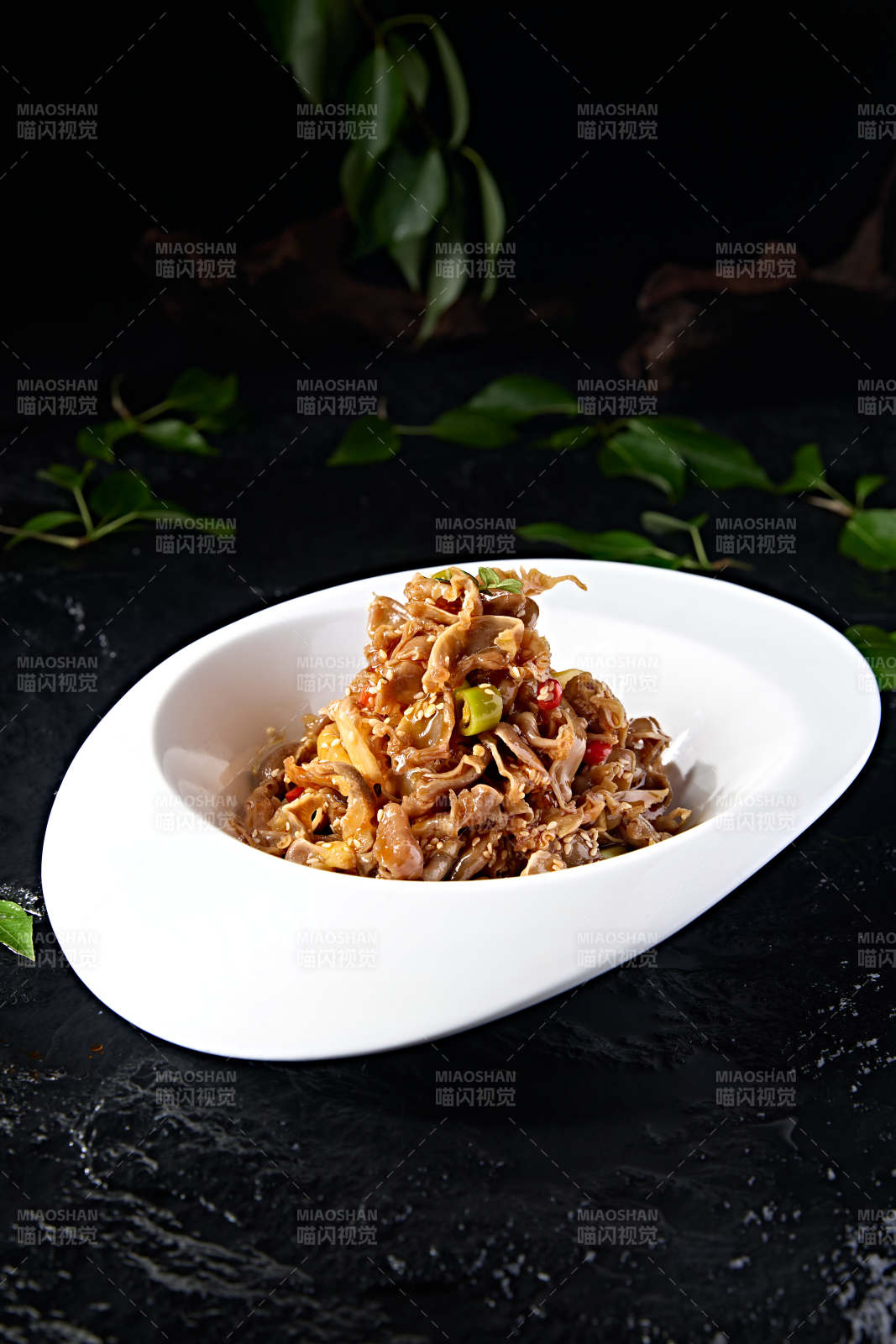 川湘味凉菜鲜椒甜辣鸭肠图片