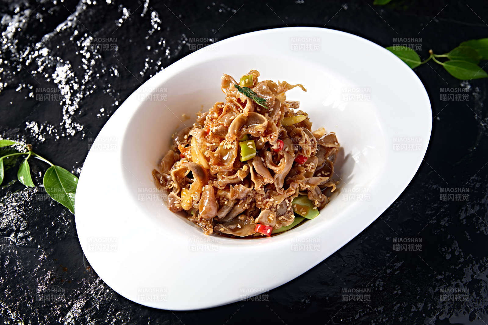 川湘味凉菜鲜椒甜辣鸭肠图片