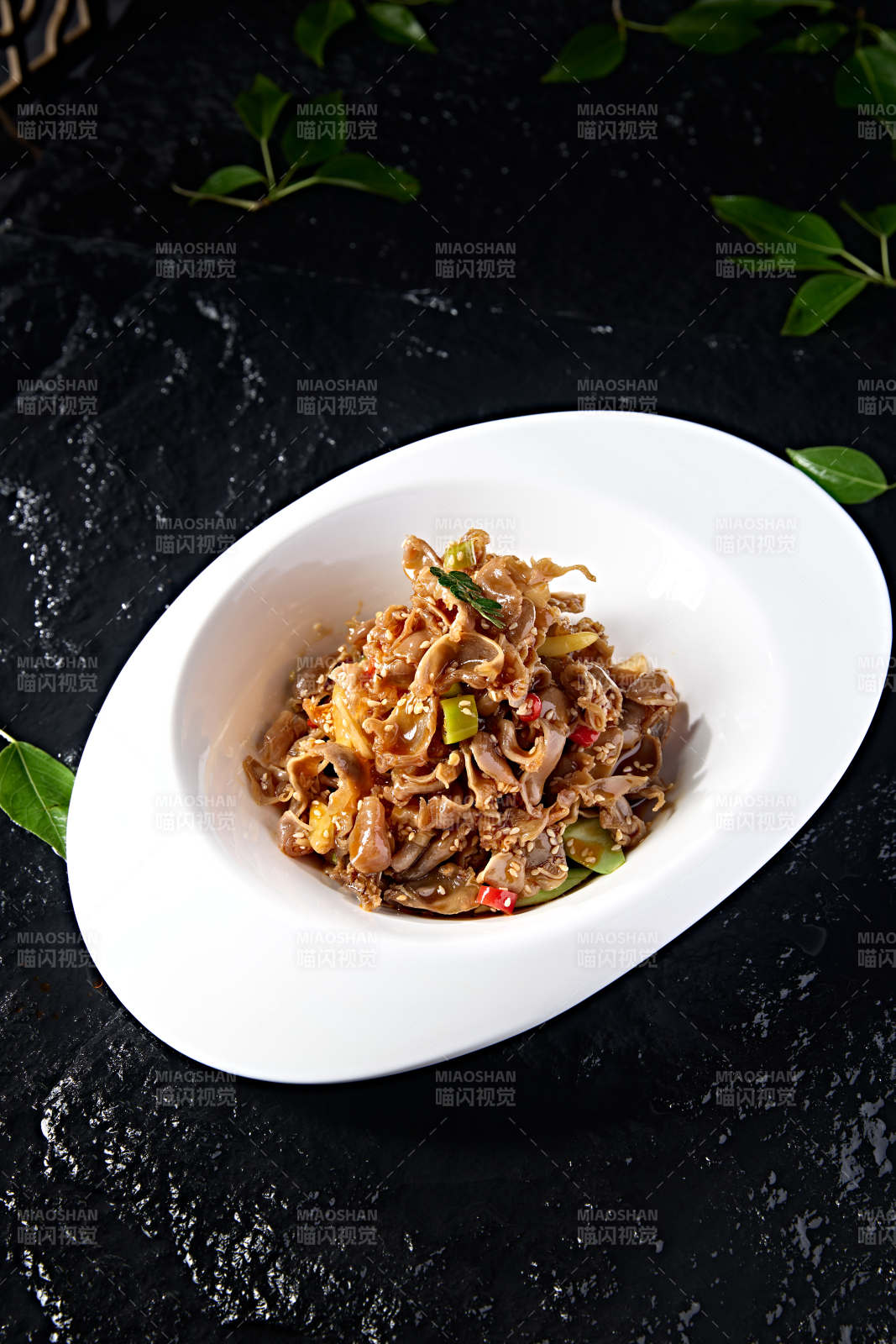 川湘味凉菜鲜椒甜辣鸭肠图片