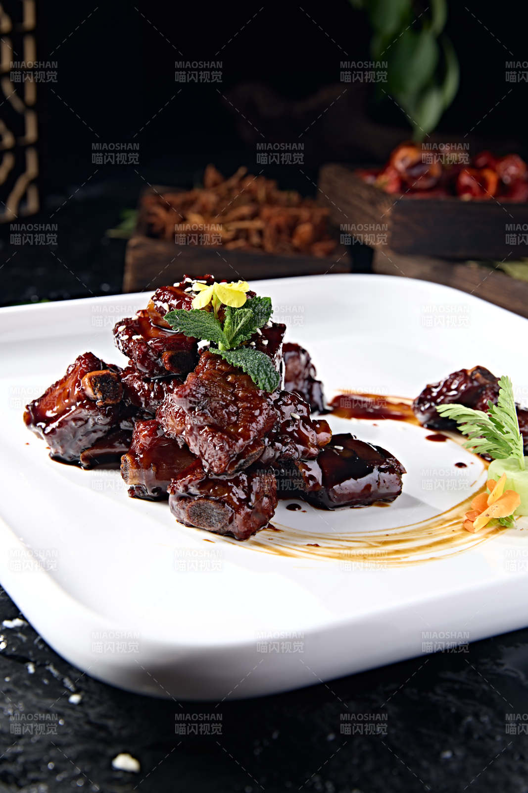 风味糖醋小排骨图片