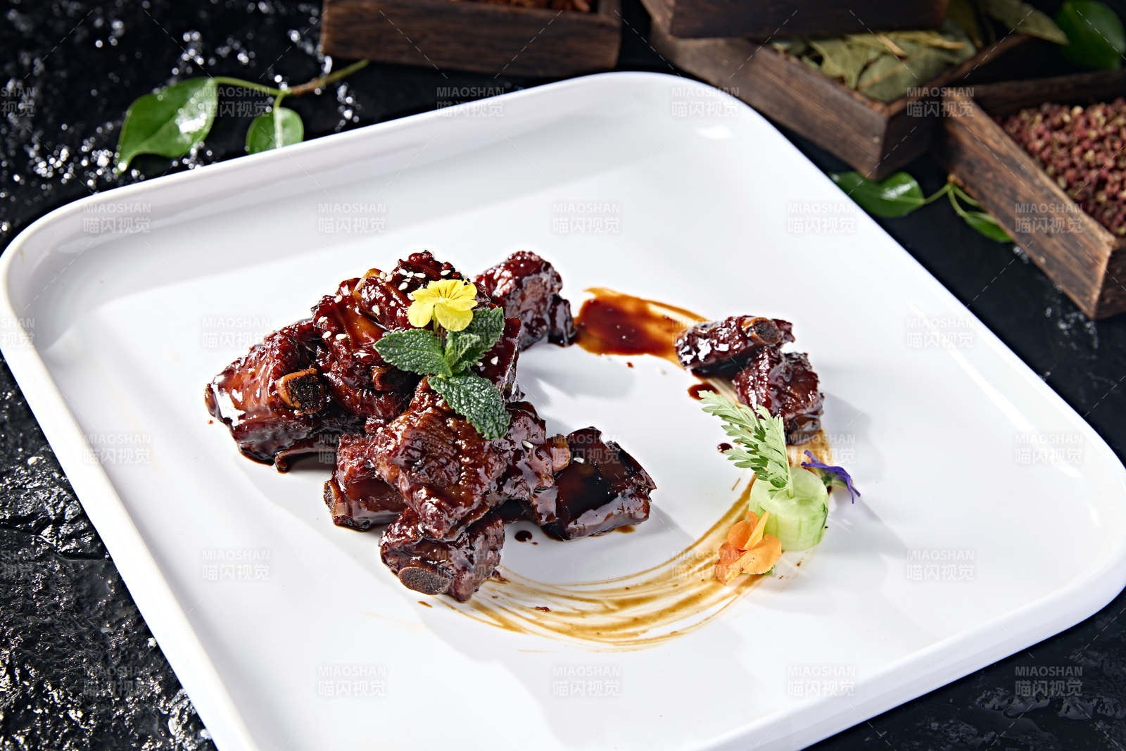 风味糖醋小排骨图片