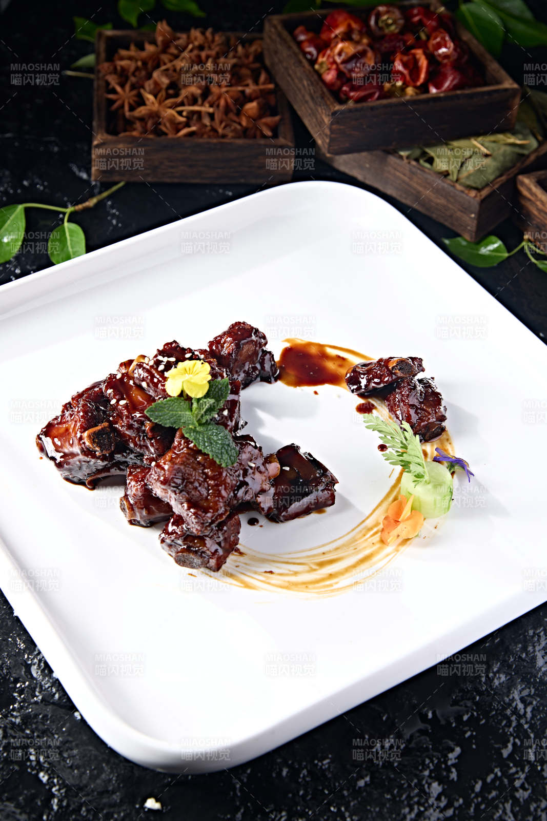 风味糖醋小排骨图片