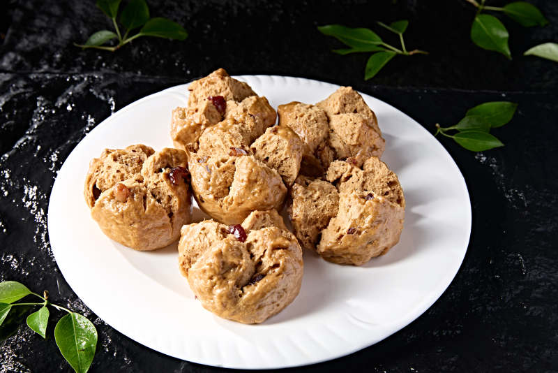 香蒸杂粮开花馍馍图片