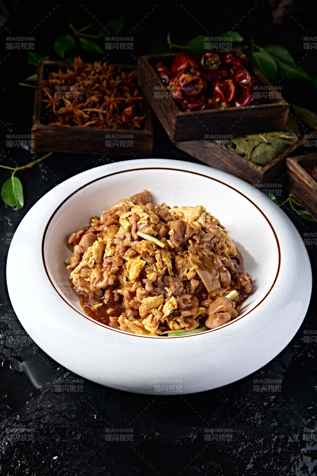 醋溜花黄鸡蛋木须肉图片