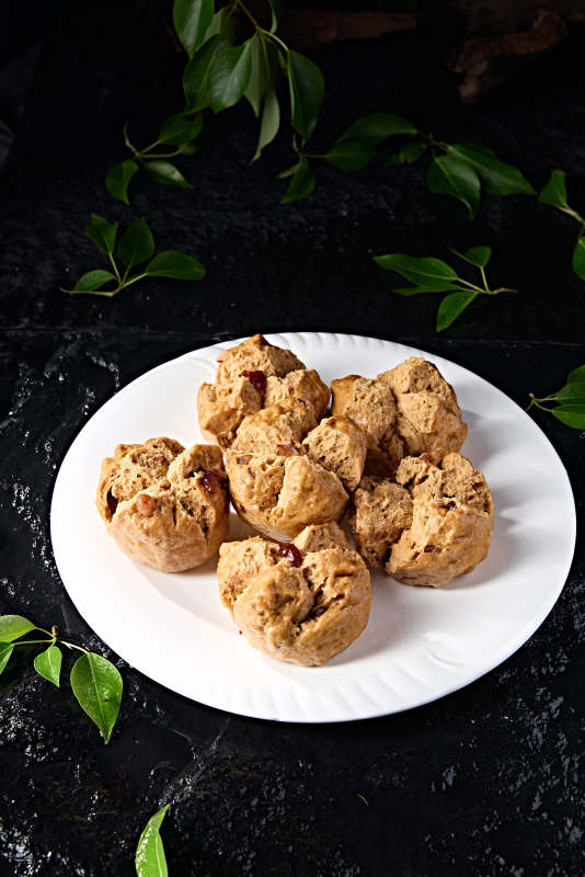 香蒸杂粮开花馍馍图片