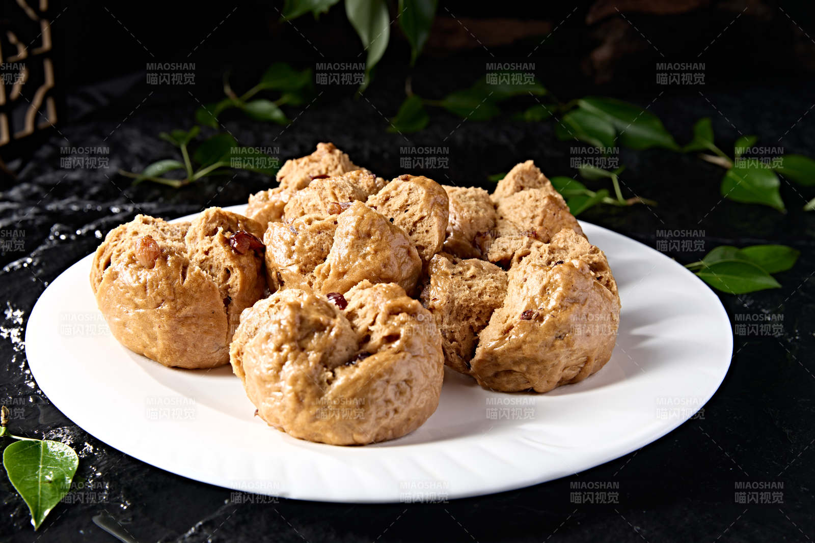 香蒸杂粮开花馍馍图片