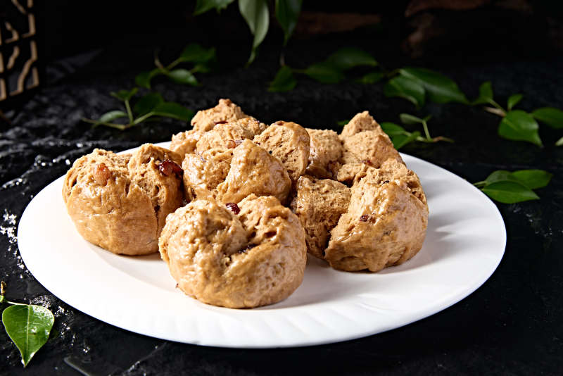 香蒸杂粮开花馍馍图片