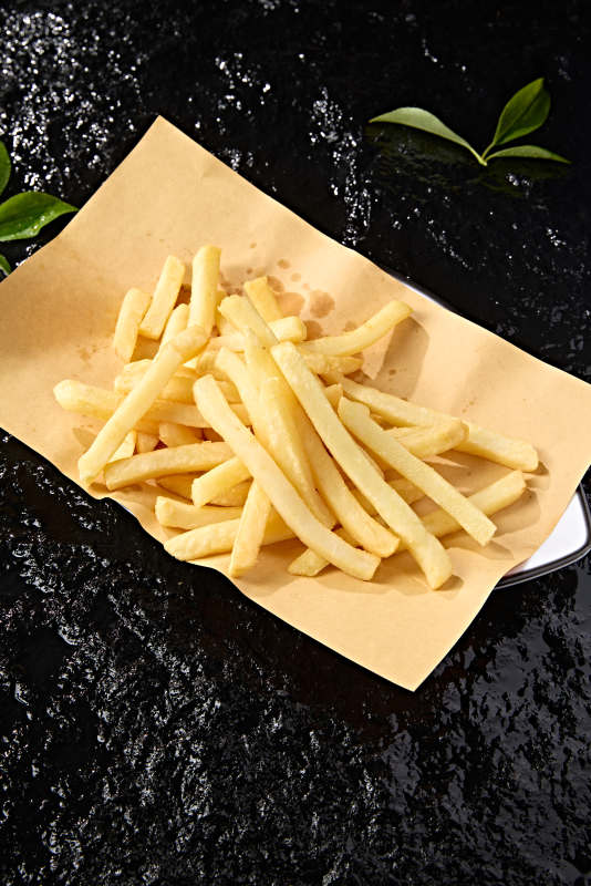 快餐美食油炸薯条番茄酱图片