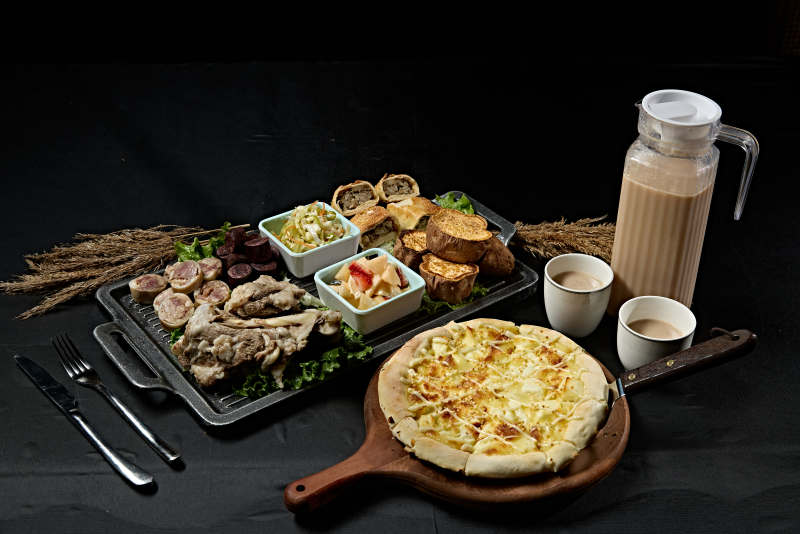 美食套餐组合实物组合一组美食图片