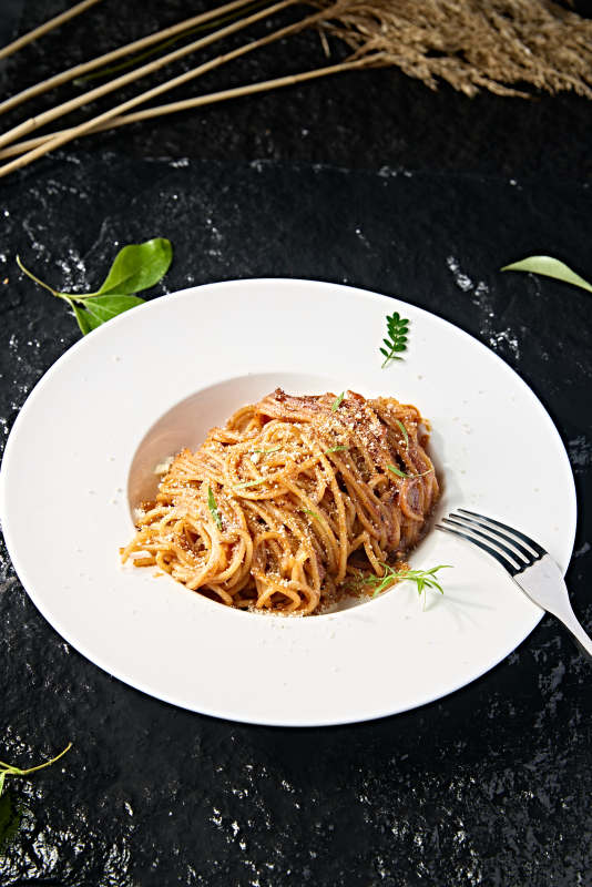 西餐美食意大利肉酱面图片