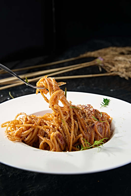 西餐美食意大利肉酱面图片