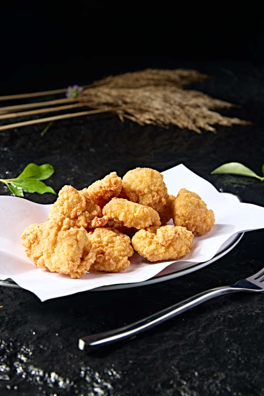快餐美食油炸鸡米花图片
