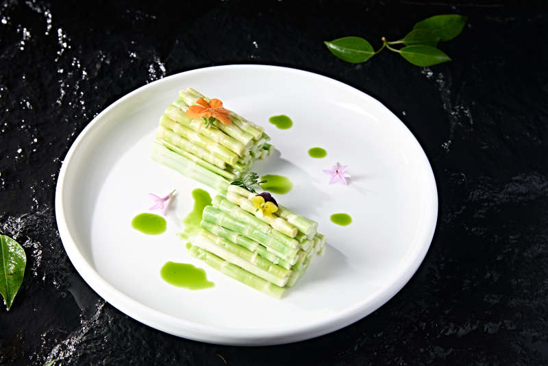 精美凉菜盐水笋尖图片