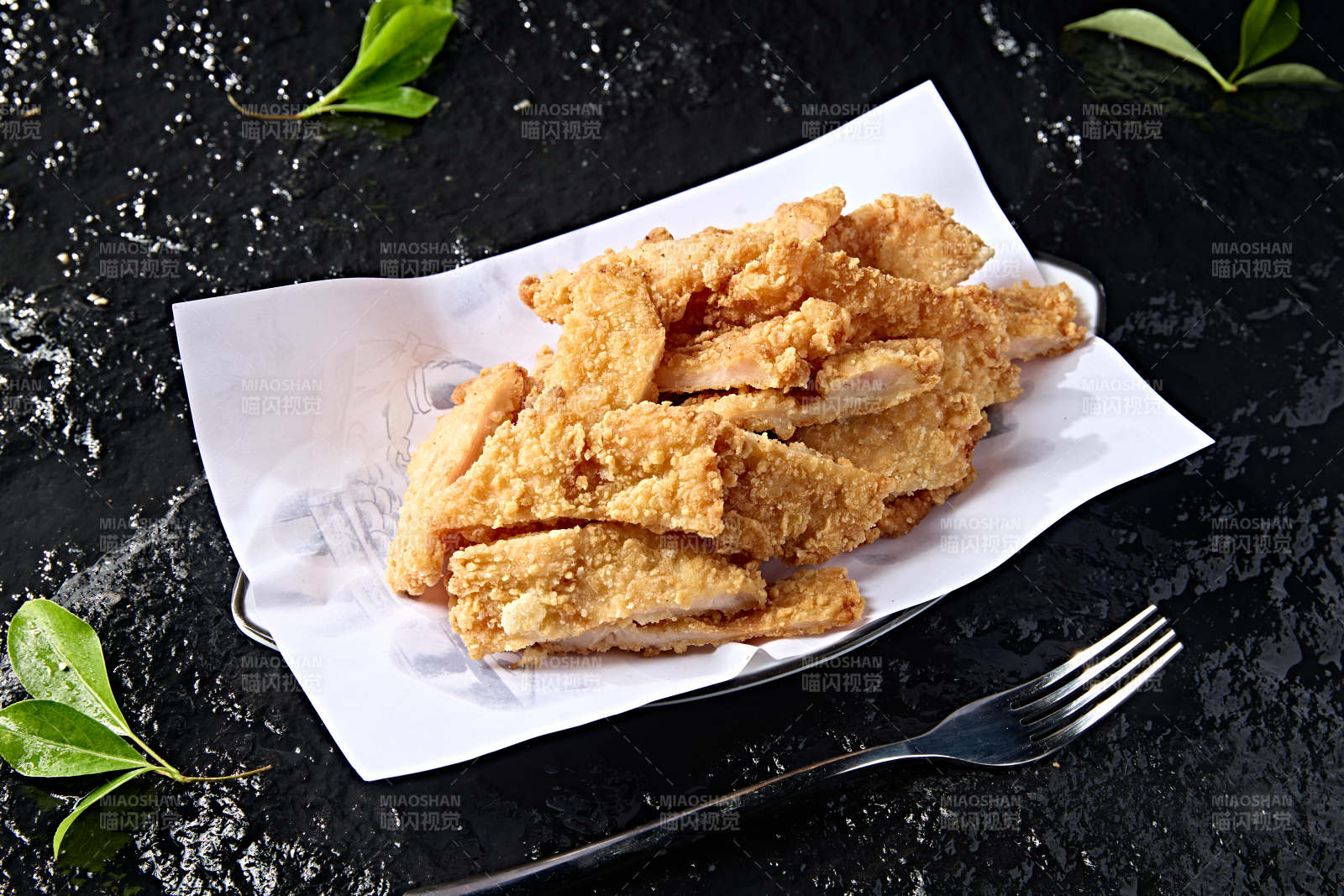 西餐快餐油炸大鸡排图片