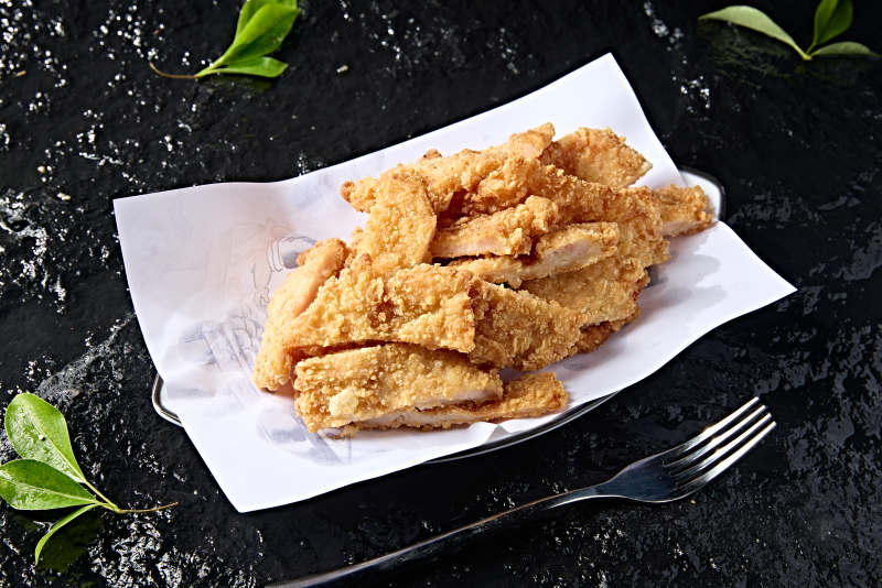 西餐快餐油炸大鸡排图片